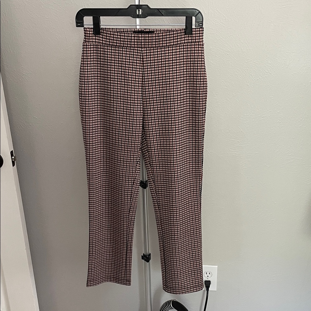 Sanctuary Women's Plaid Pants- Brown and Black